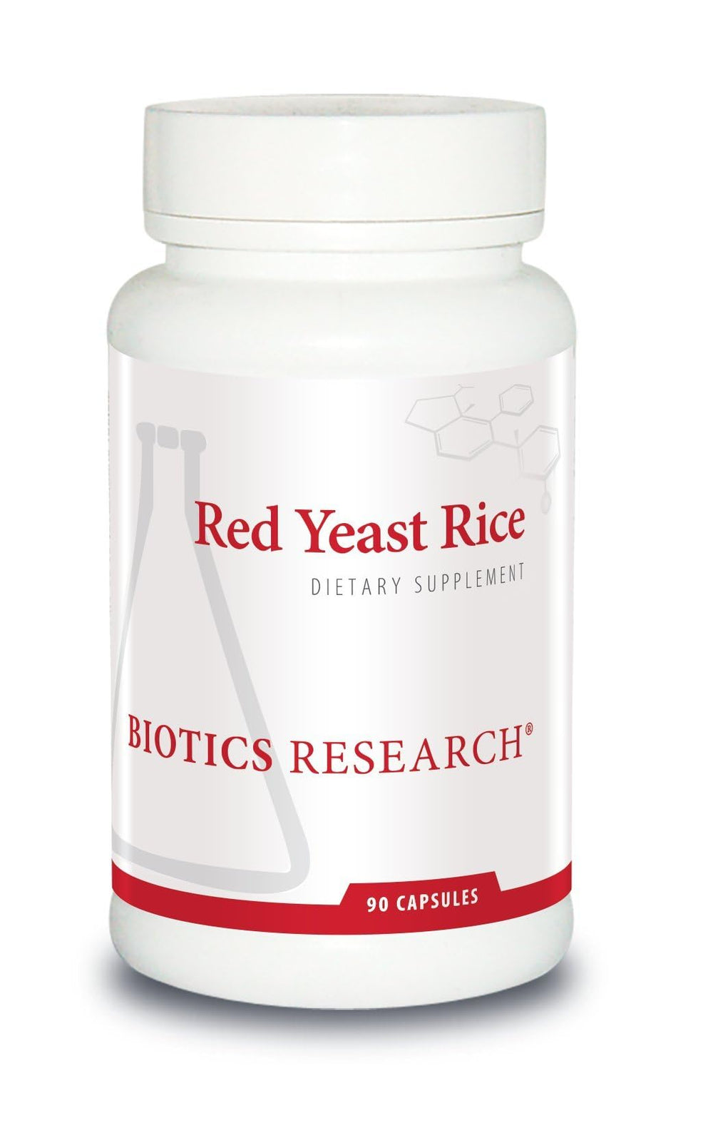 BIOTICS RESEARCH Red Yeast Rice capsules for cardiovascular support and balanced wellness.