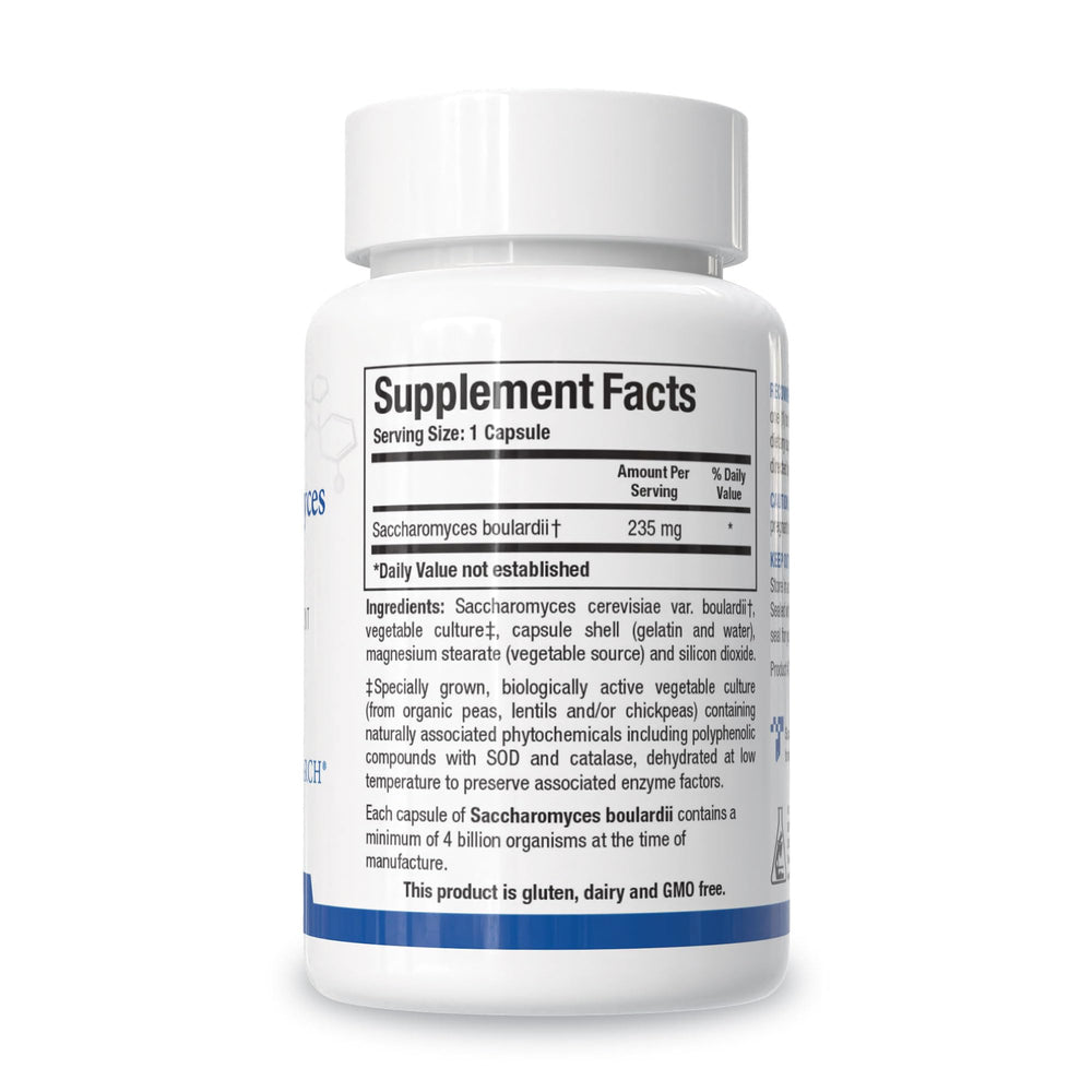 Biotics Research probiotic capsules ready for daily gut balance.
