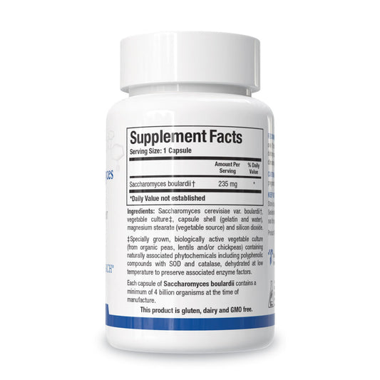Biotics Research probiotic capsules ready for daily gut balance.