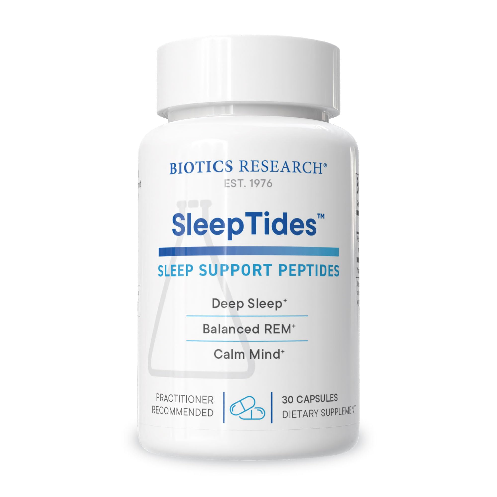 BIOTICS RESEARCH SleepTides capsules for plant-based sleep support and deeper rest
