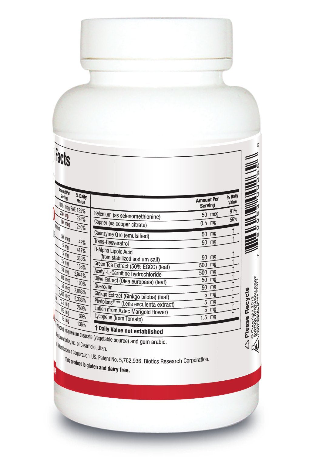 Biotics Research VasculoSirt capsules closeup showing capsule texture