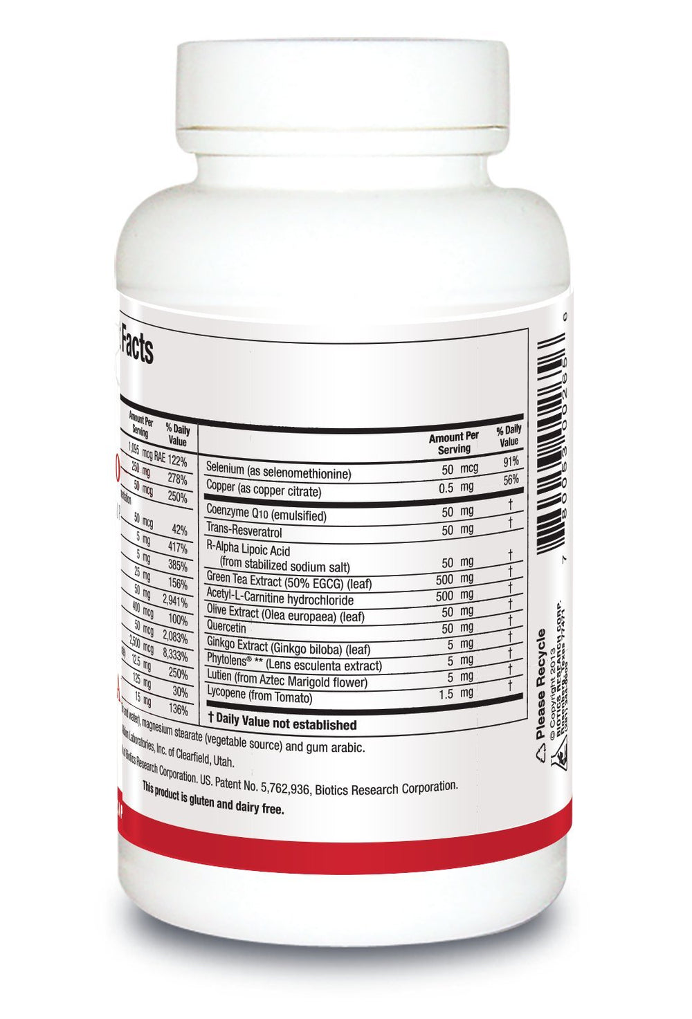Biotics Research VasculoSirt capsules closeup showing capsule texture