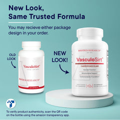 Biotics Research VasculoSirt packaging emphasizing US-made quality and safety