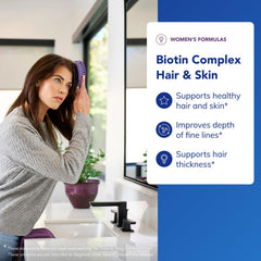 Biotin Complex capsules provide convenient once-daily supplementation for busy routines.