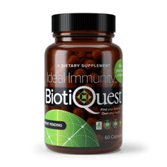 BiotiQuest Ideal Immunity probiotics bottle showing 12B CFU for immune support