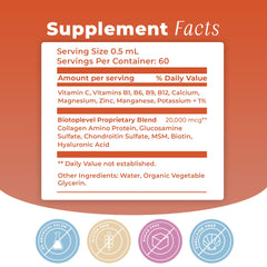 BIOTOPLEVEL Best Combination dropper ready for easy daily sublingual use