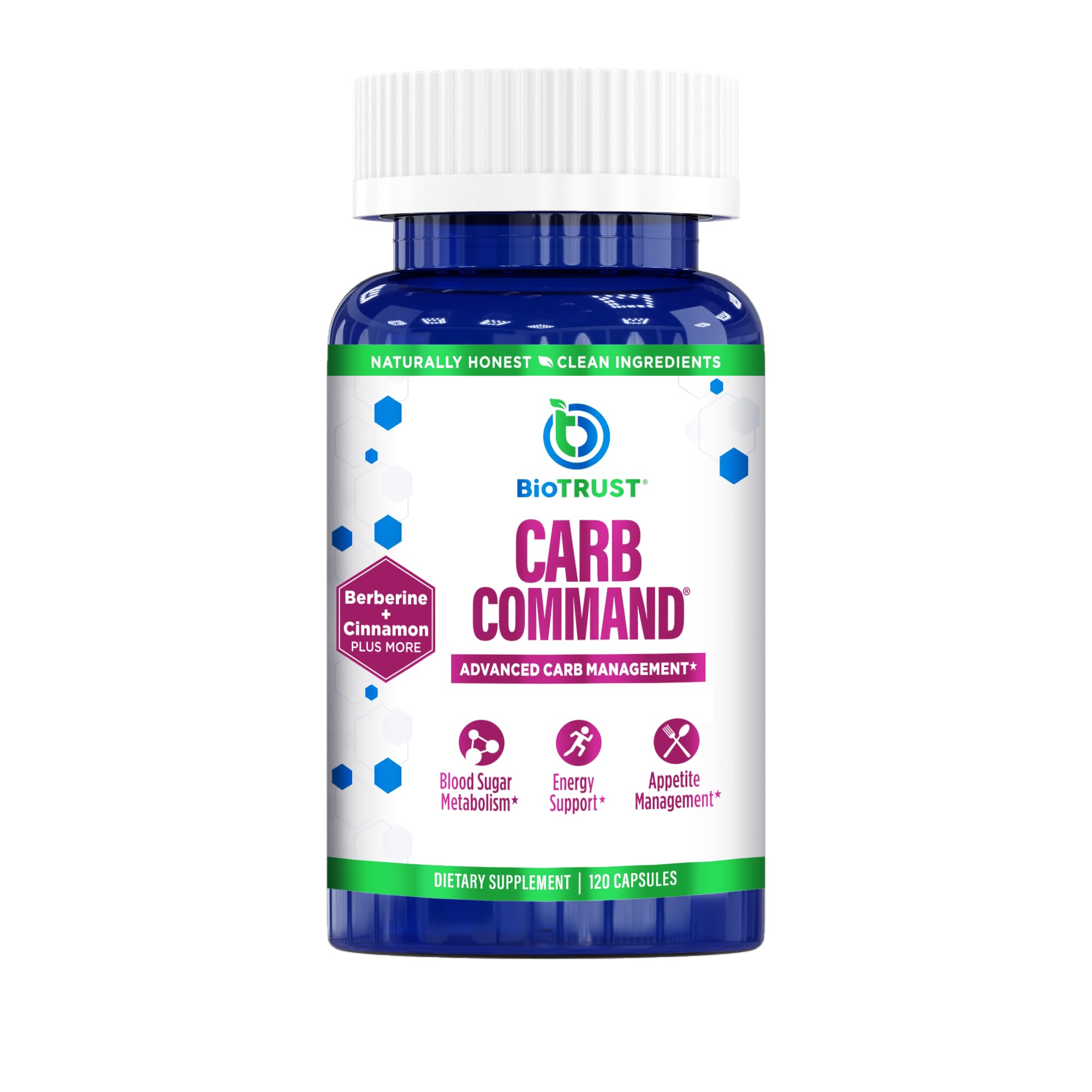 BioTrust Carb Command bottle pour for easy daily keto support