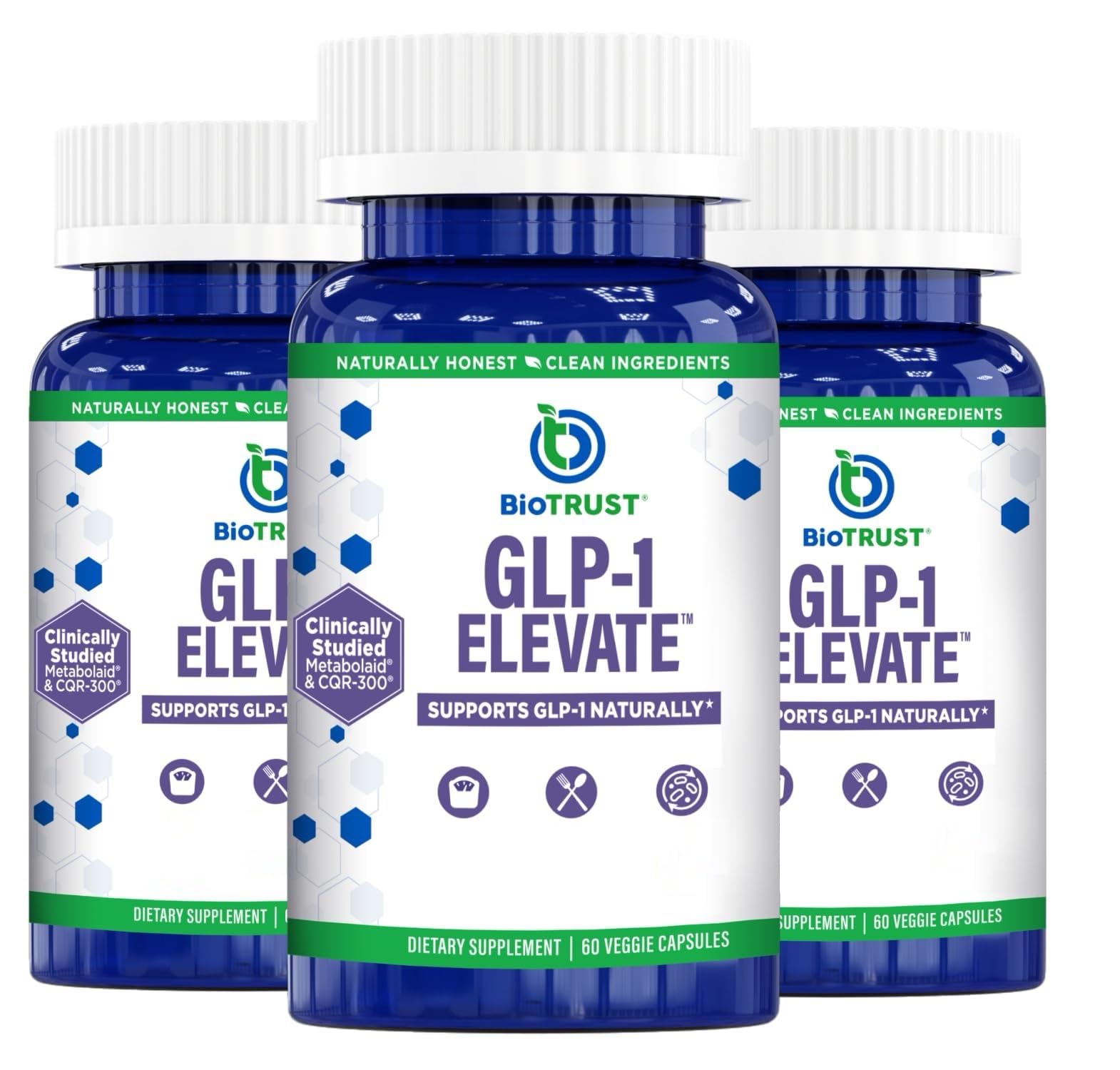 BioTrust GLP-1 Elevate bottle supports daily appetite control