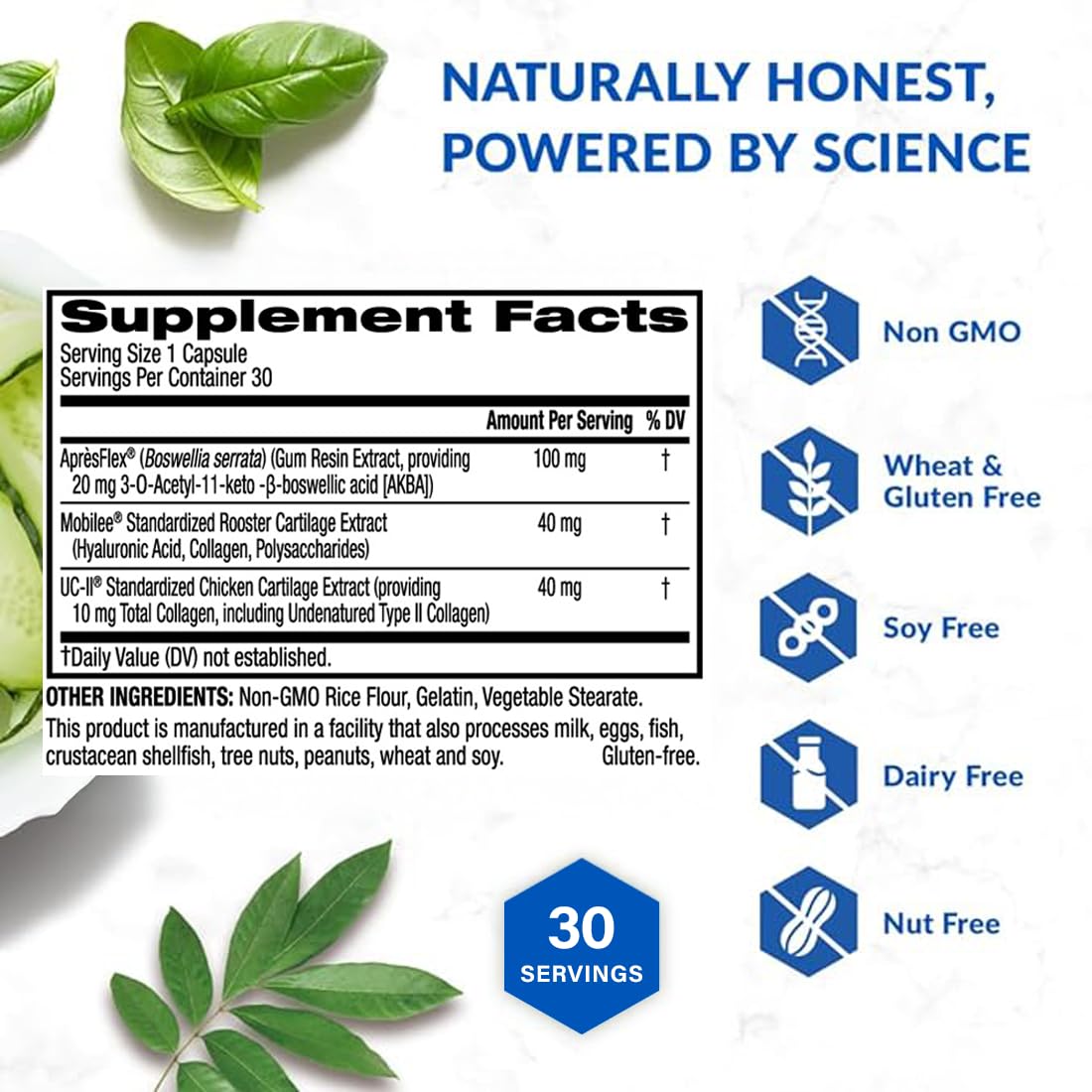 BioTrust Joint 33X packaging mockup illustrates complete 30-cap capsule supply.