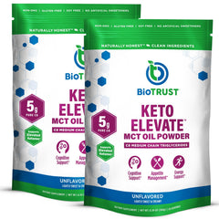 BioTrust Keto Elevate bottle with 40 servings for clean energy and focus.