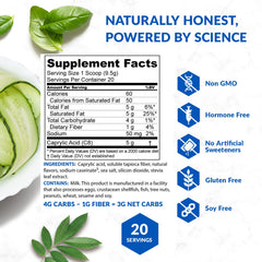 Hazelnut flavored BioTrust Keto Elevate in a cup ready to enjoy