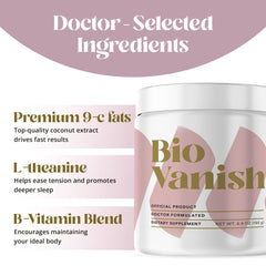 BioVanish Keto Activate Cocoa Drink breakfast setup for a keto-friendly start.