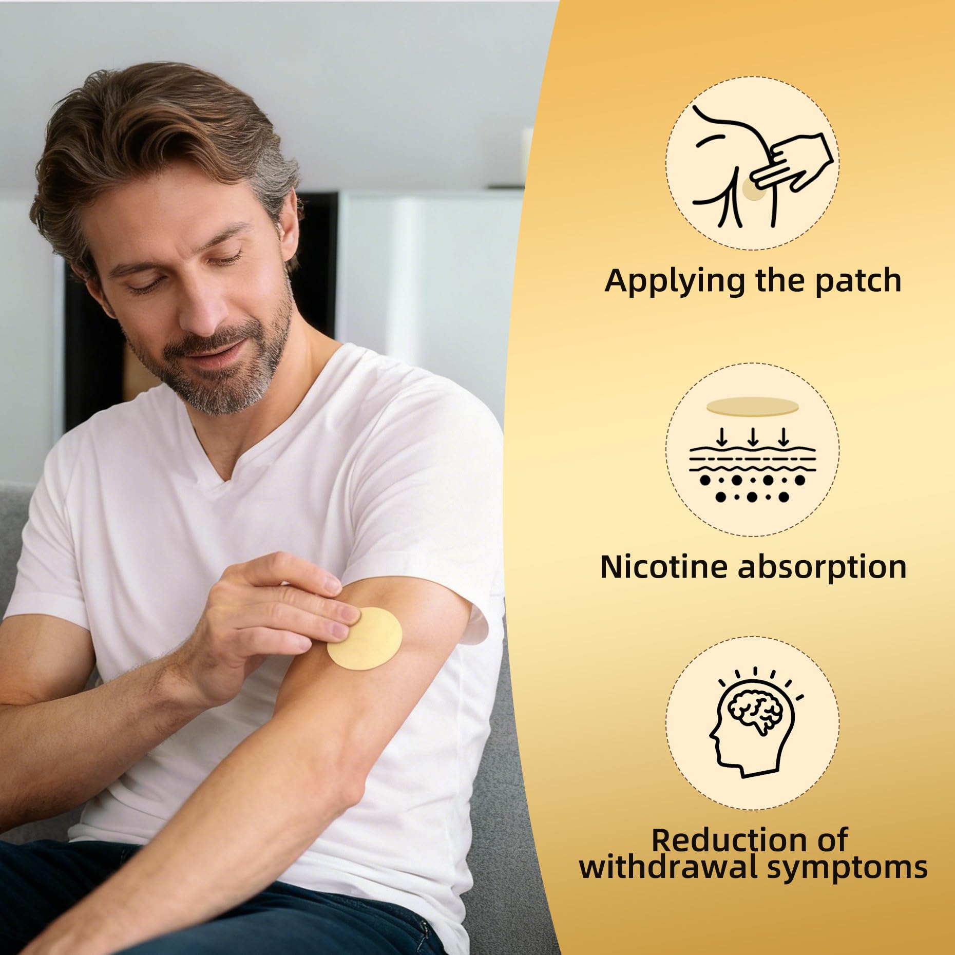 Biovikoting quit-smoking patch bulk 70-count box for bulk purchasing.