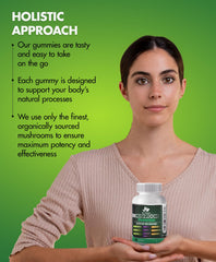 BIO VITALICA gummies on bright fruit backdrop, tasty daily ritual