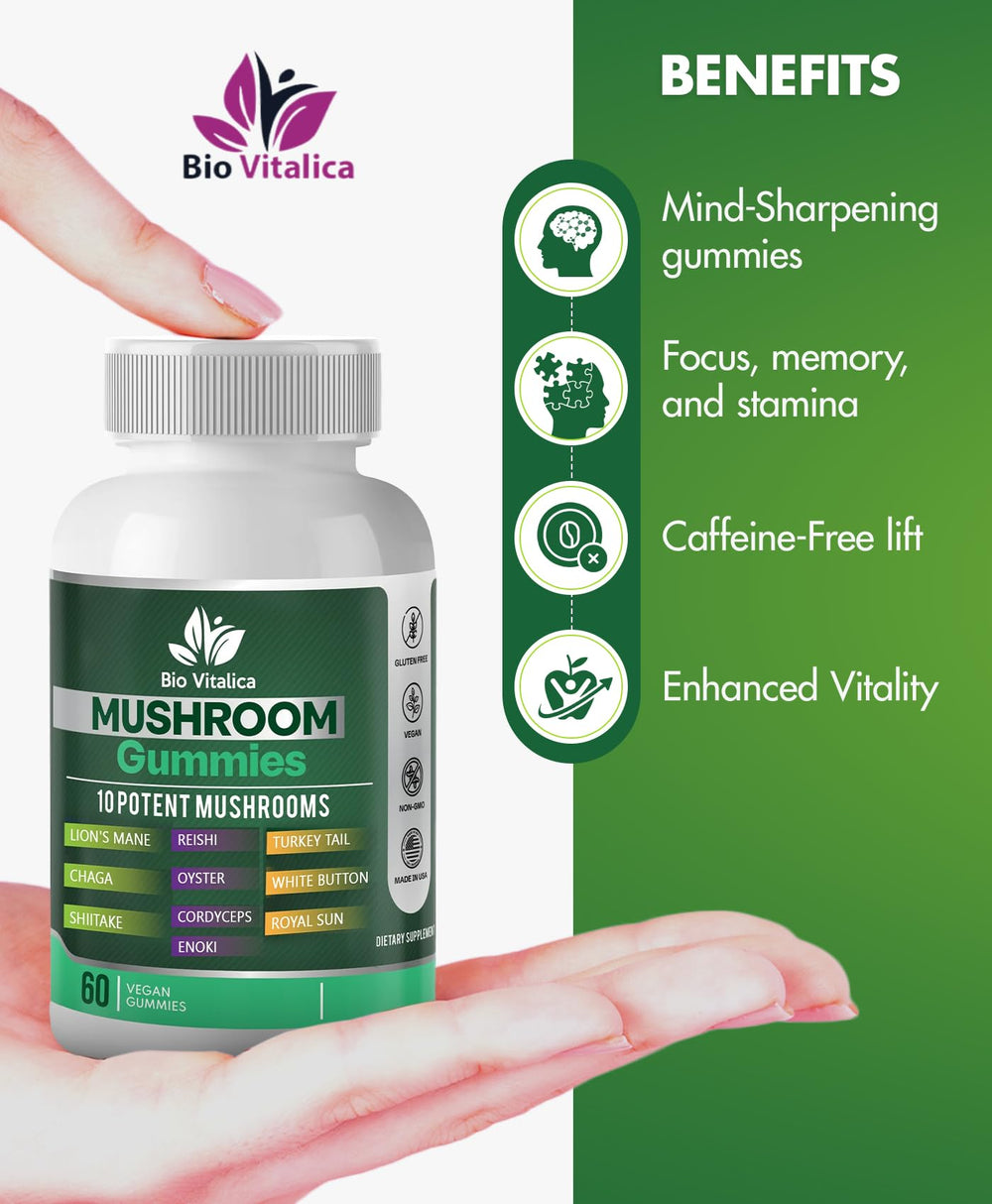BIO VITALICA gummies back with gluten-free, Non-GMO details