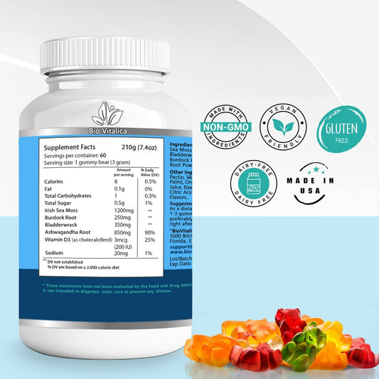 Bio Vitalica gummies close-up highlighting tasty fruit flavor and soft texture