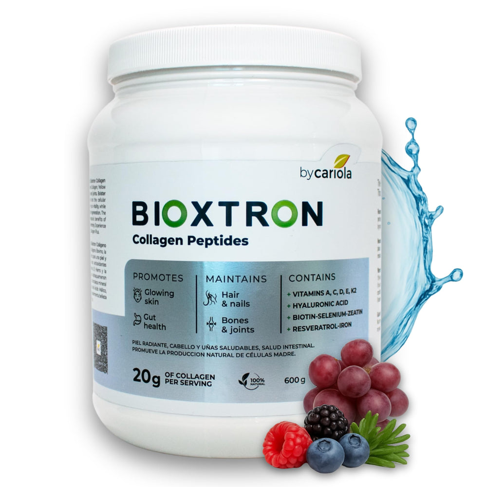 Bioxtron Collagen Peptides Powder bottle for easy daily beauty and joint care.