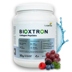Bioxtron Collagen Peptides Powder bottle for easy daily beauty and joint care.