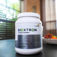 Bioxtron Collagen Peptides Powder dissolves clearly in hot or cold drinks.
