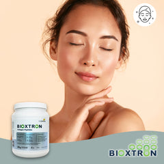 Bioxtron Collagen Peptides Powder supports hair and nail health with beauty nutrition.