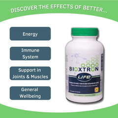 Bioxtron Life AFA capsules highlighting joint and muscle support for mobility