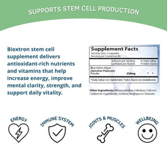 Capsules in hand demonstrating easy daily supplementation with Bioxtron