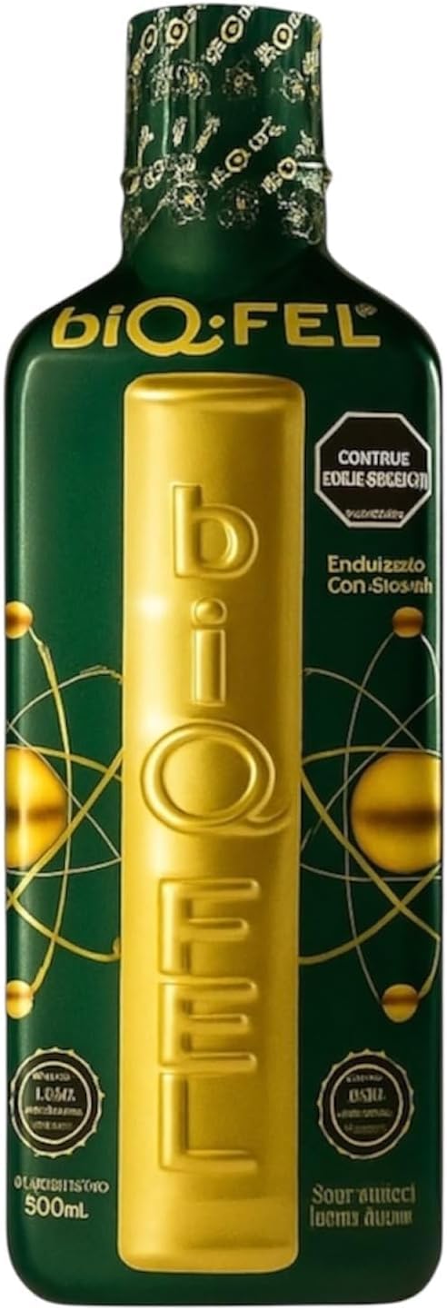 BiQ-FEL daily multivitamin bottle, convenient liquid for easy daily intake