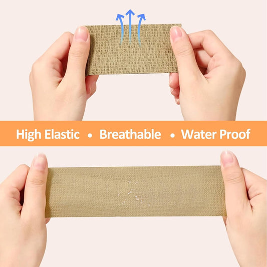 BIRDDIE 2-inch wrap demonstrates easy tear for quick application
