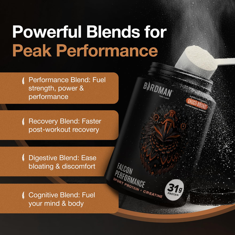 Birdman Falcon Performance serving cup ready for on-the-go workouts