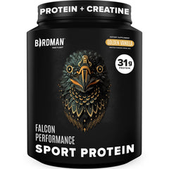 Birdman Falcon Performance vanilla protein scoop for clean fueling