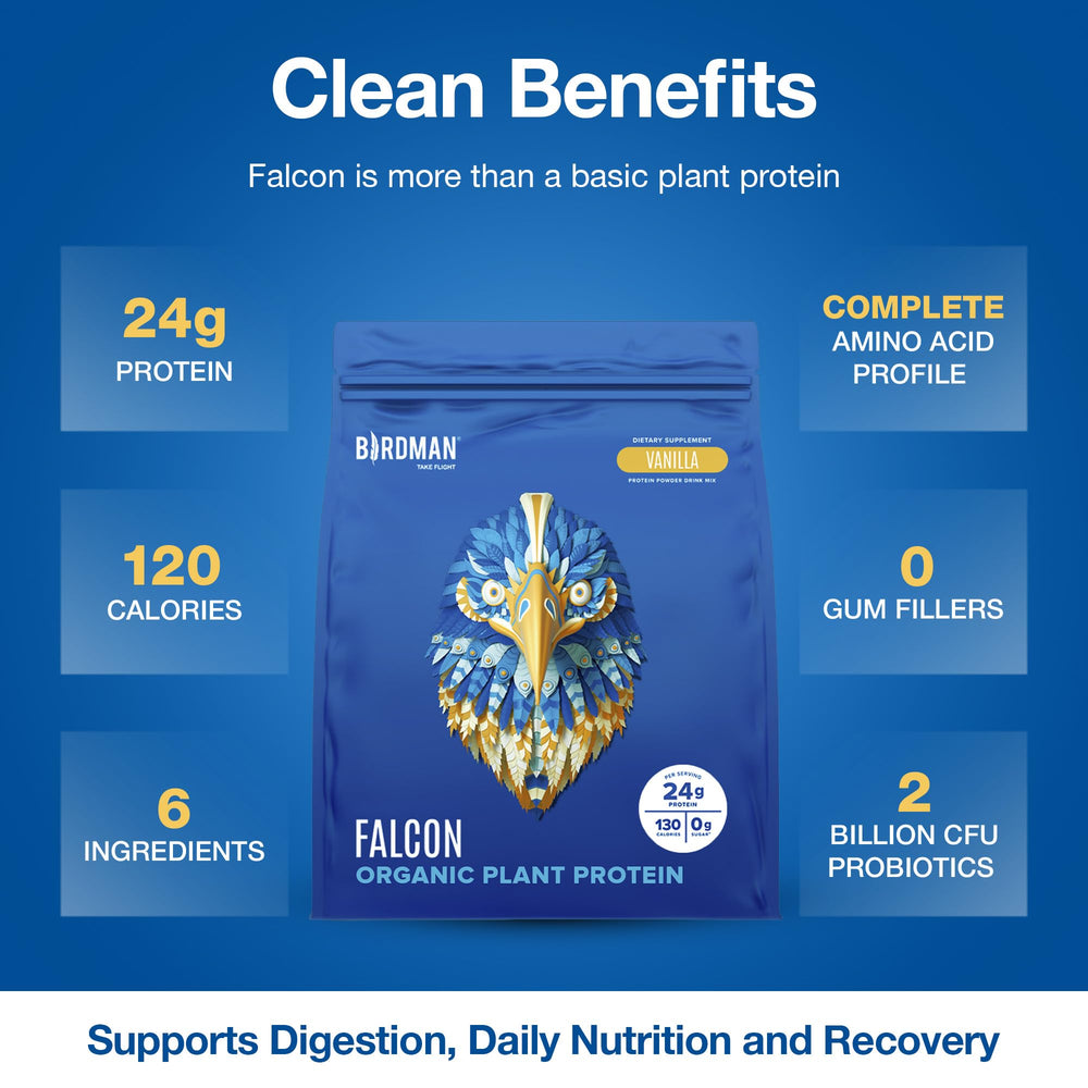 Pouring Falcon Vanilla into a glass demonstrates probiotic blend in action.