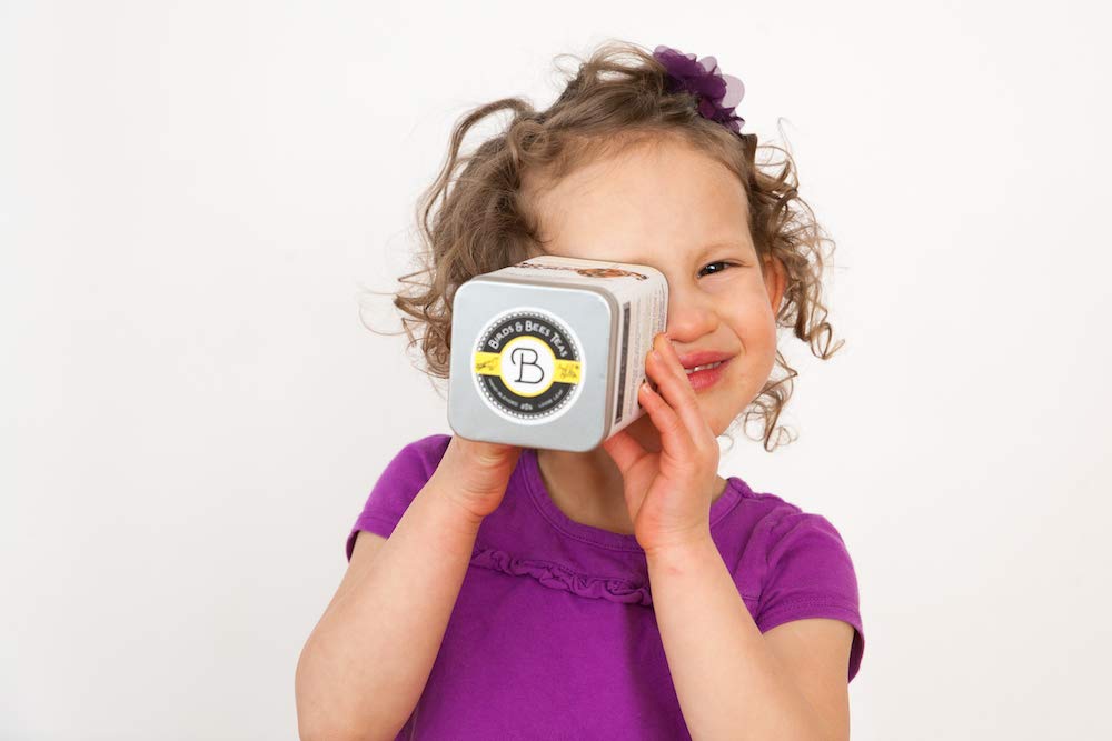Birds & Bees Teas family immunity tea packaging for quick, shared cups.
