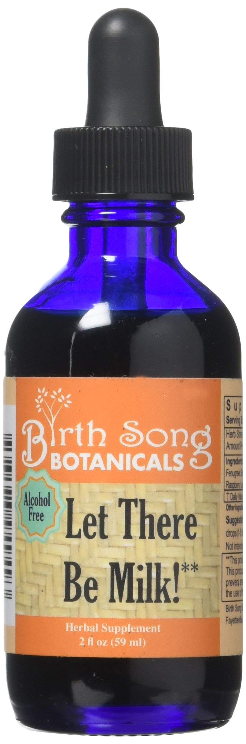 Birth Song Botanicals Let There Be Milk bottle pour for easy lactation support
