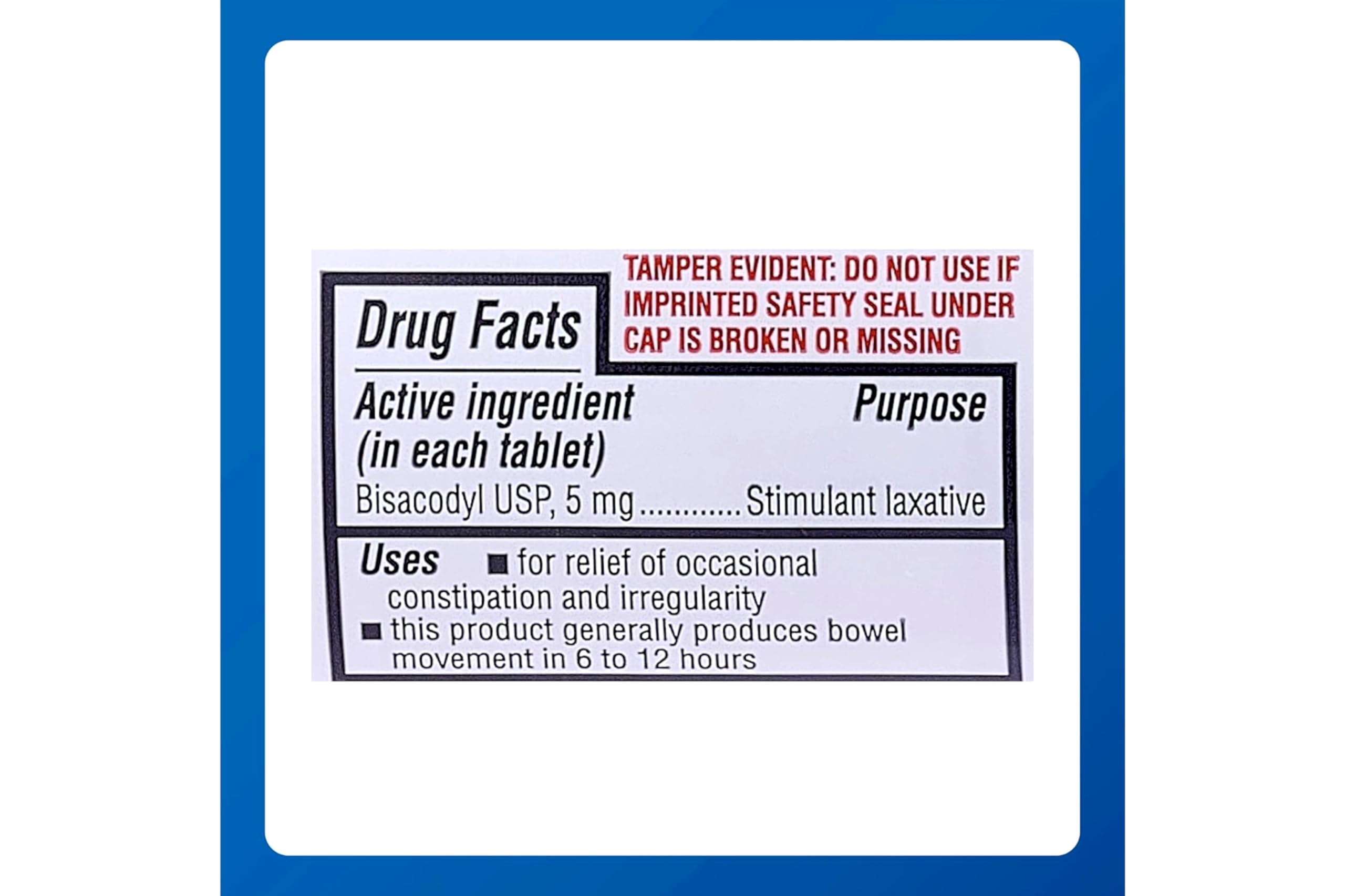 Bisacodyl tablets 5 mg bottle collection illustrates multi-pack convenience