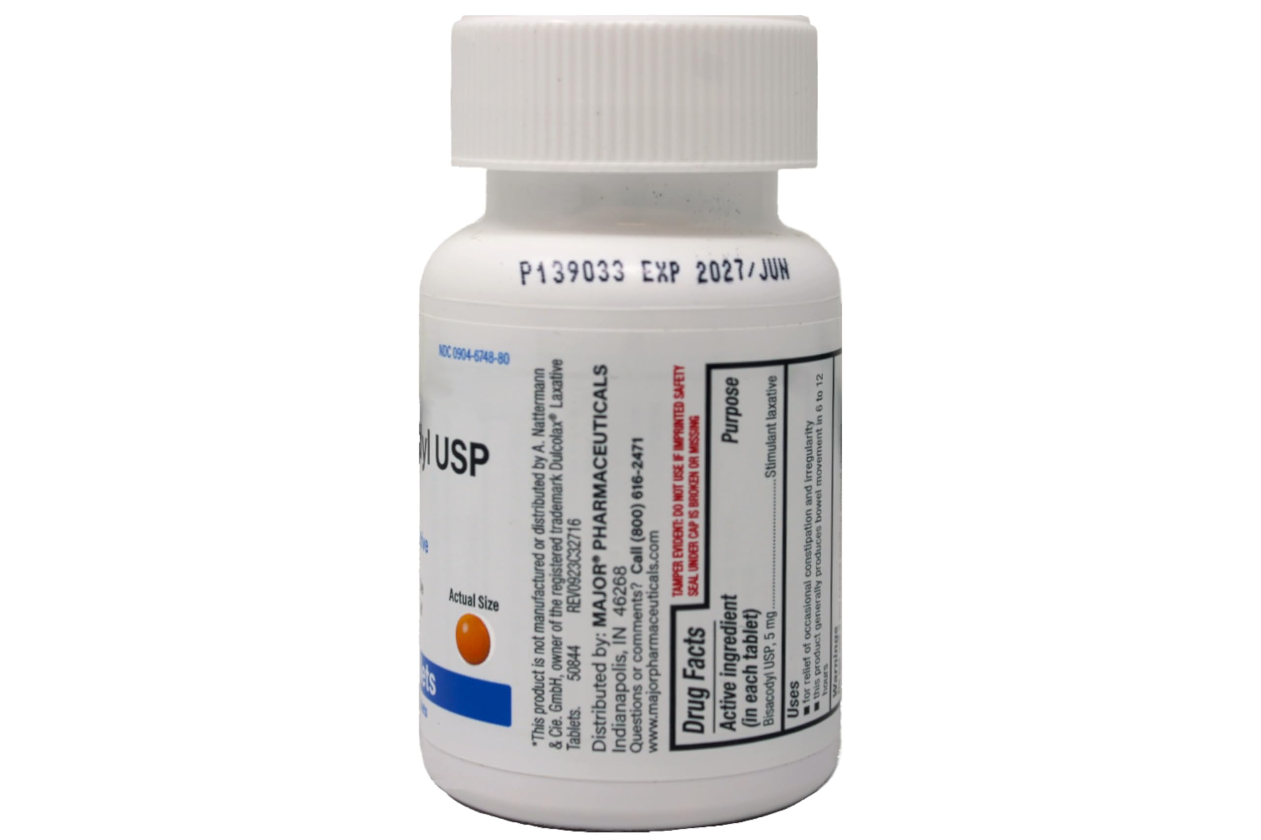 Bisacodyl tablets 5 mg storage and expiry information on label