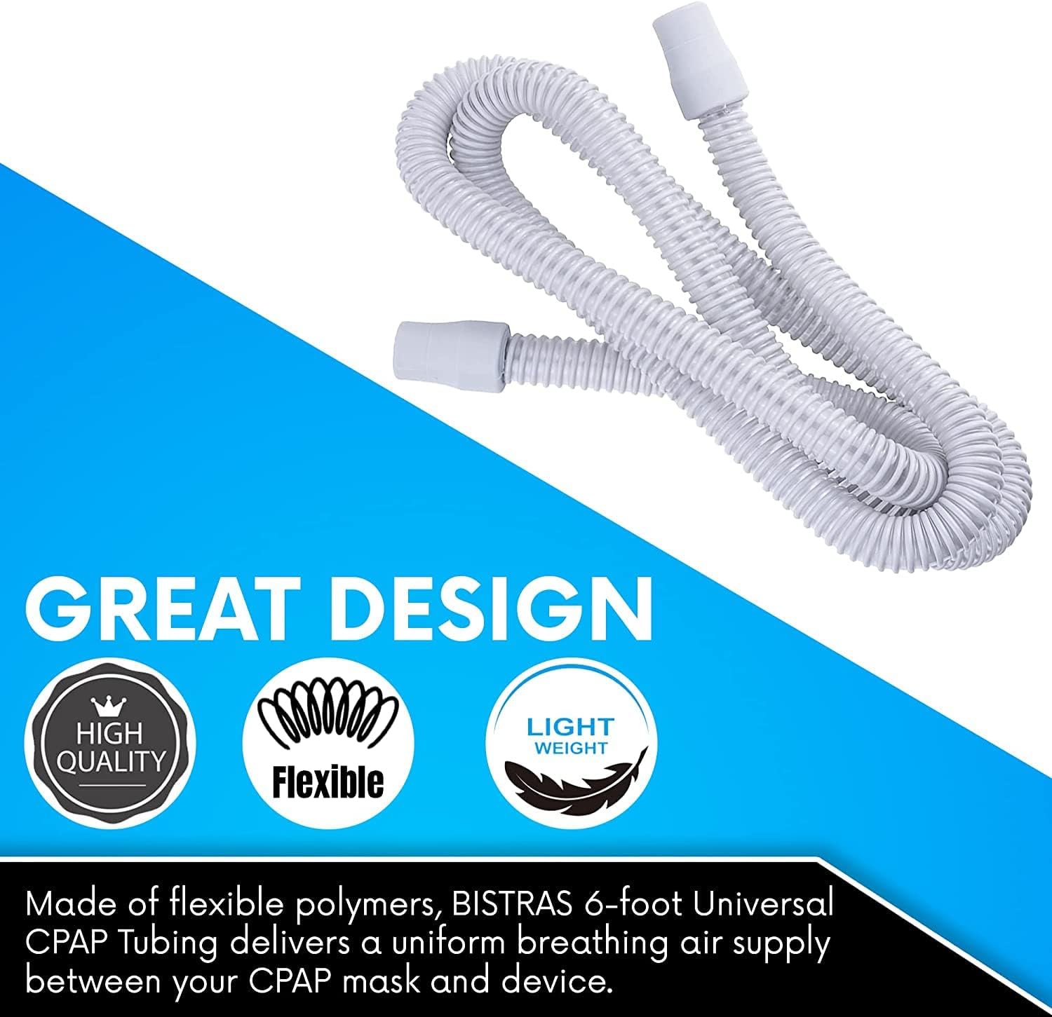 BISTRAS replacement tubing 4-pack laid out for quick swap