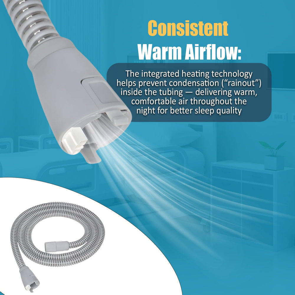 Flexible and lightweight Bistras heated tube for overnight use.