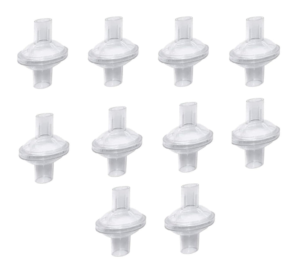 Bistras universal-fit CPAP filter packaging for quick replacement and easy setup.