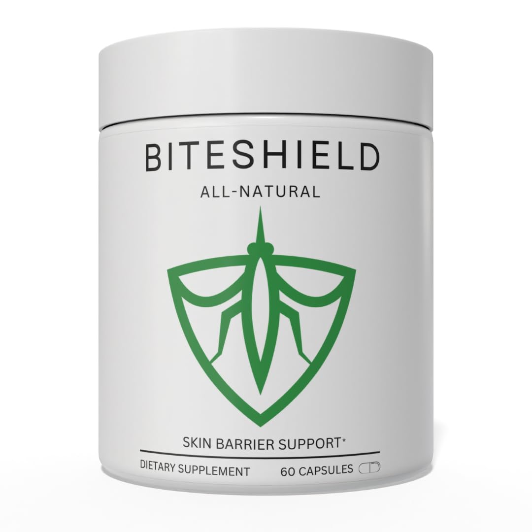 BITESHIELD bite magnets daily capsules for outdoor comfort.