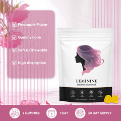 BIWQTY pineapple flavored gummies on a plate suggesting tasty daily option