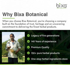 bixa BOTANICAL Safed Musli powder jar on shelf as pantry staple.