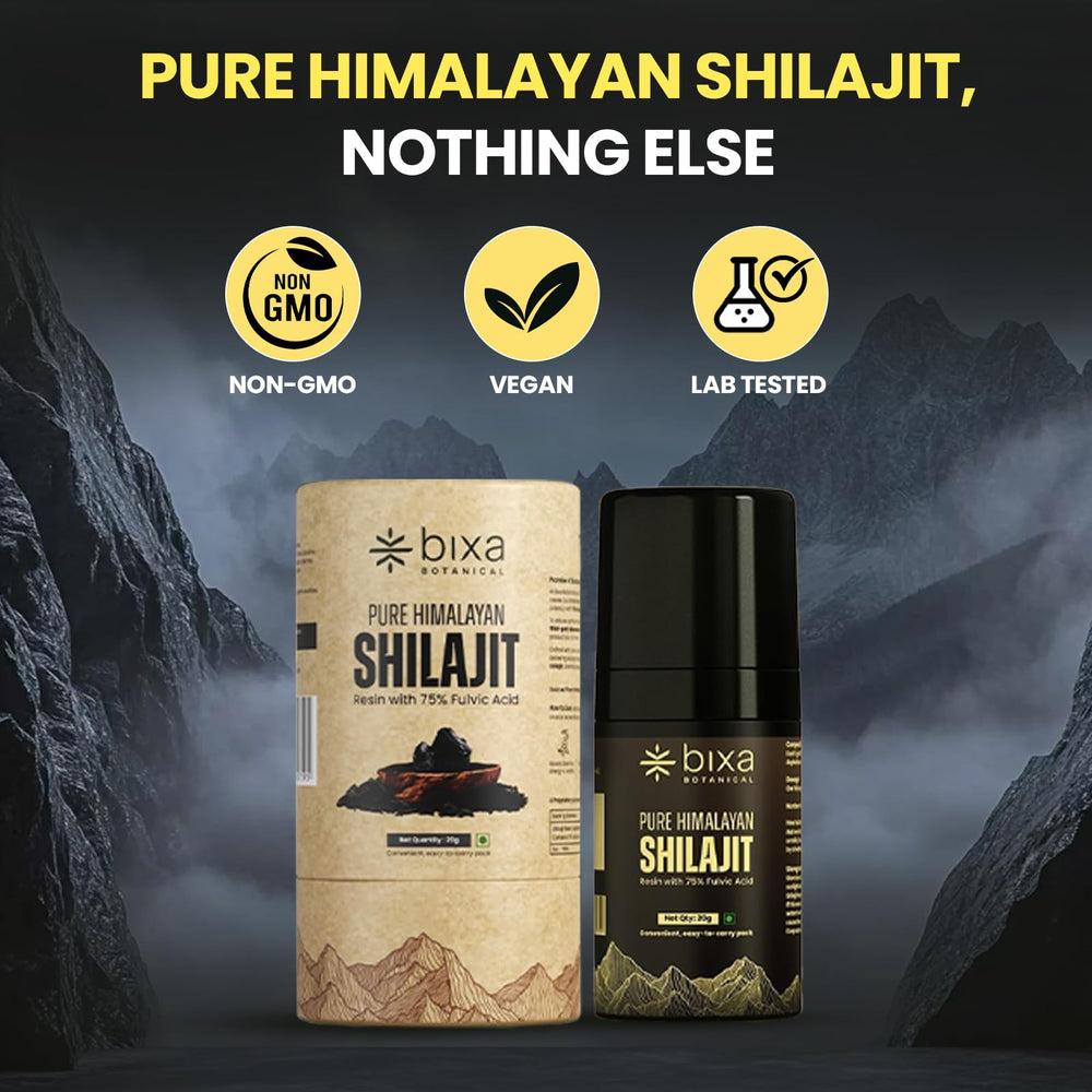 bixa BOTANICAL Shilajit being used in daily routine suggests easy daily integration