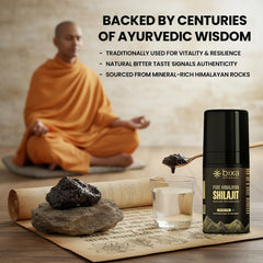 bixa BOTANICAL Shilajit travel pack enables on-the-go use
