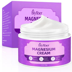 BIYSBER magnesium lotion bottle ready for nightly self care and hydration.