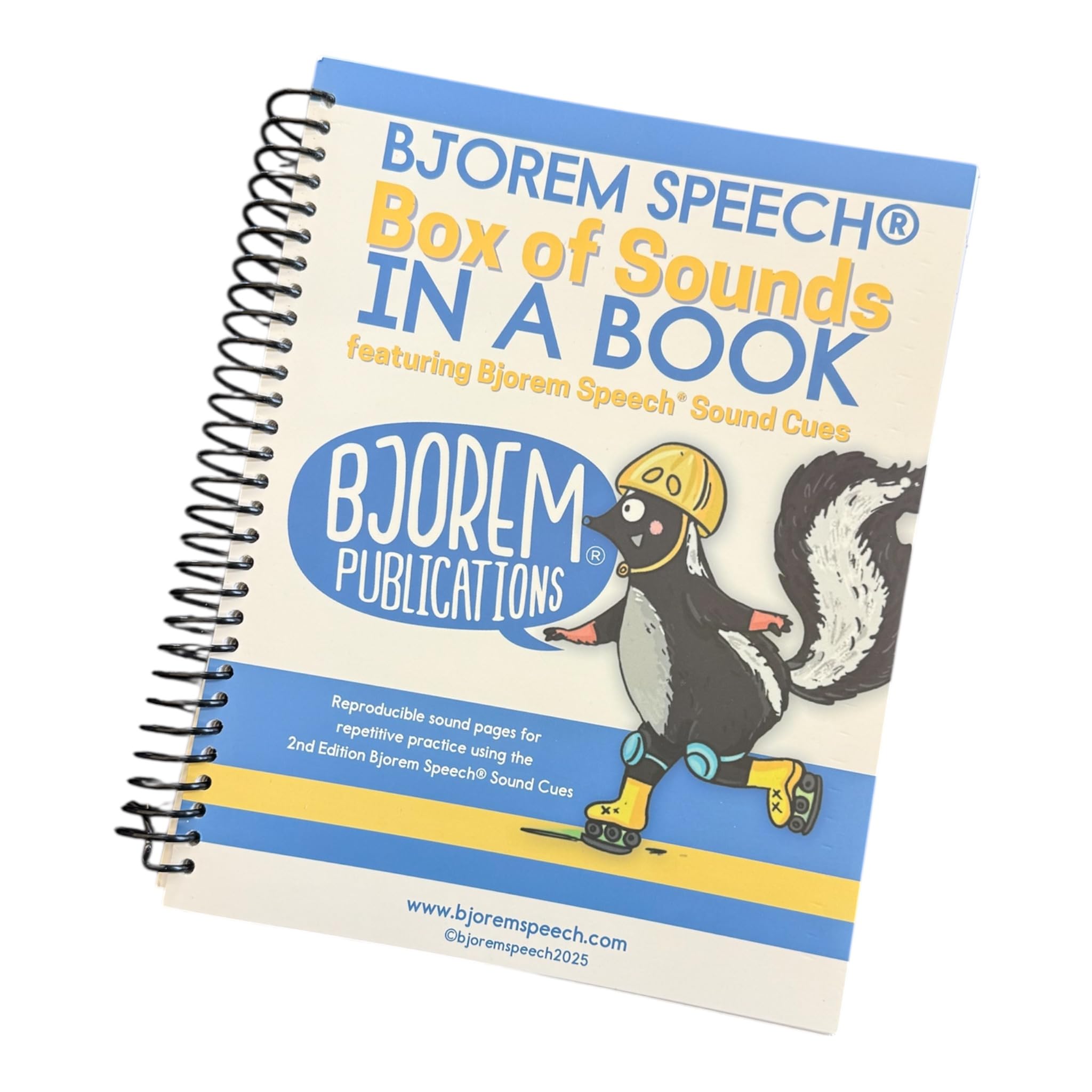 Bjorem Speech Box of Sounds in a Book color cue visuals sample