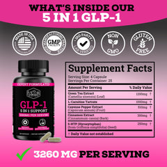 Capsules of Black Forest GLP-1 Booster ready for daily use