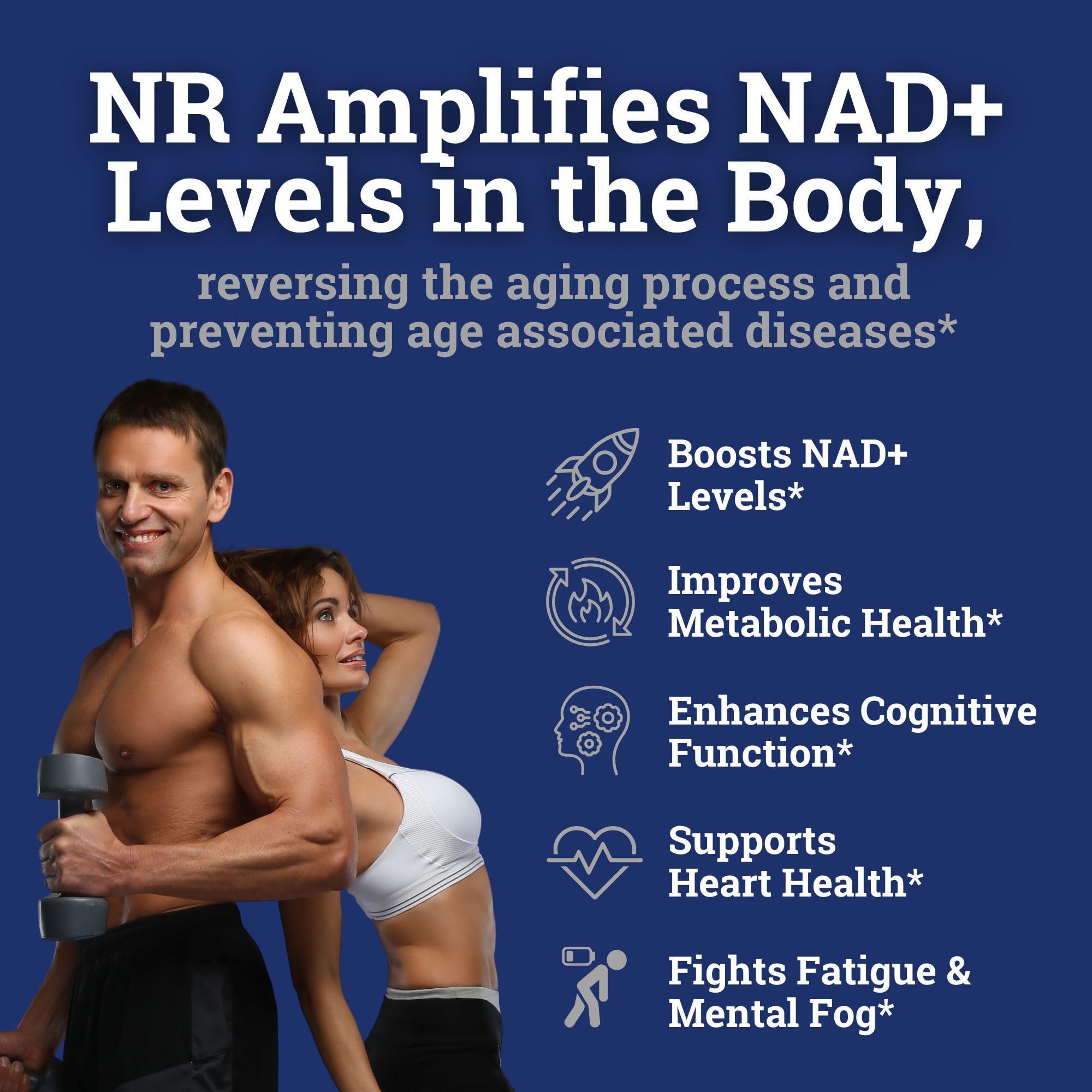 GMP-certified stamp on Black Forest NAD packaging indicating quality standards.