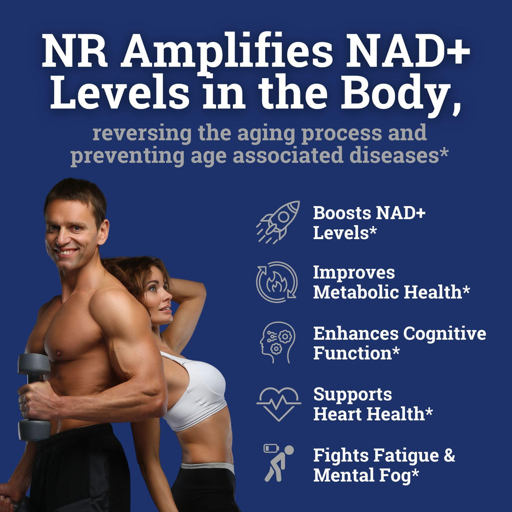 GMP-certified stamp on Black Forest NAD packaging indicating quality standards.