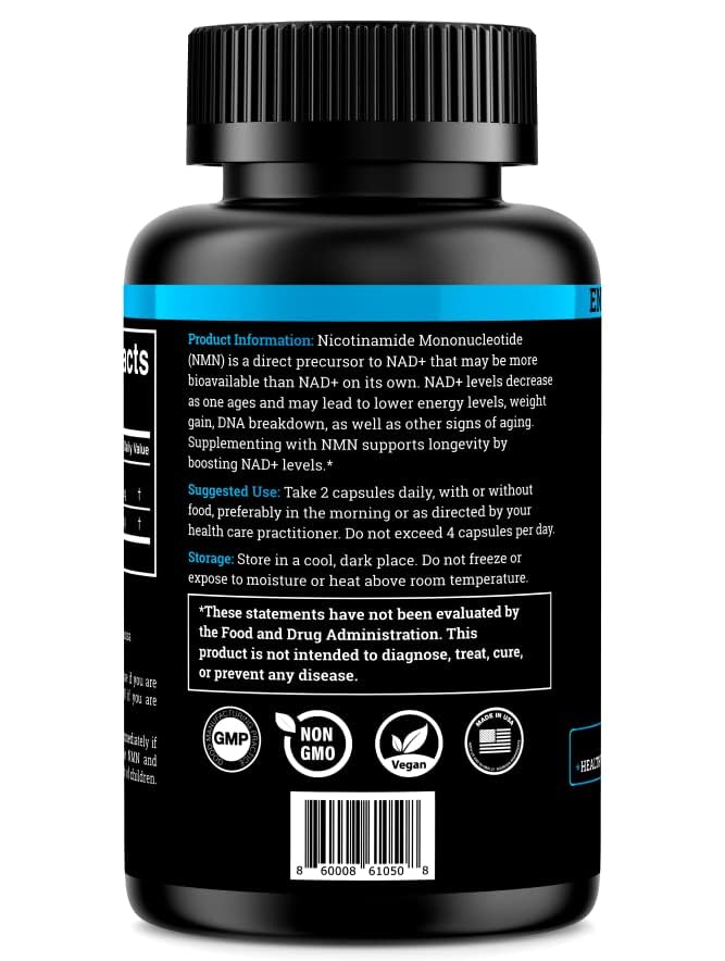 Black Forest NMN capsules pack ready for daily supplementation routine