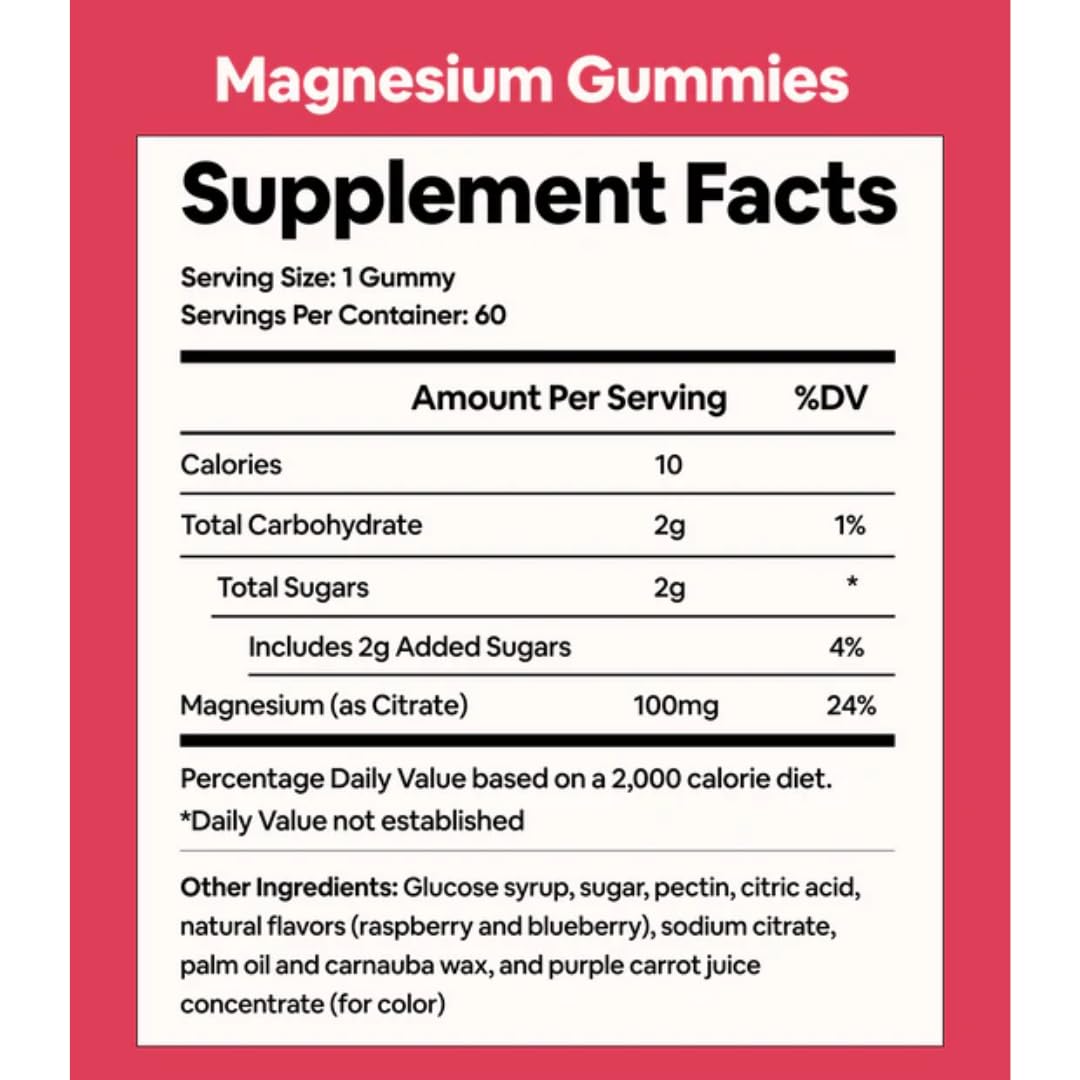 Close-up of Black Girl Vitamins magnesium gummies highlighting berry flavor and texture.